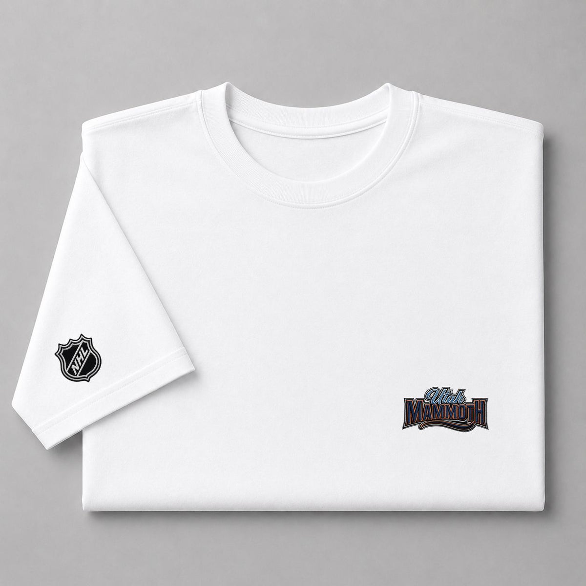 083 Utah Mammoth Puff Embroidered Logo T-Shirt - Unisex Short Sleeve Tee