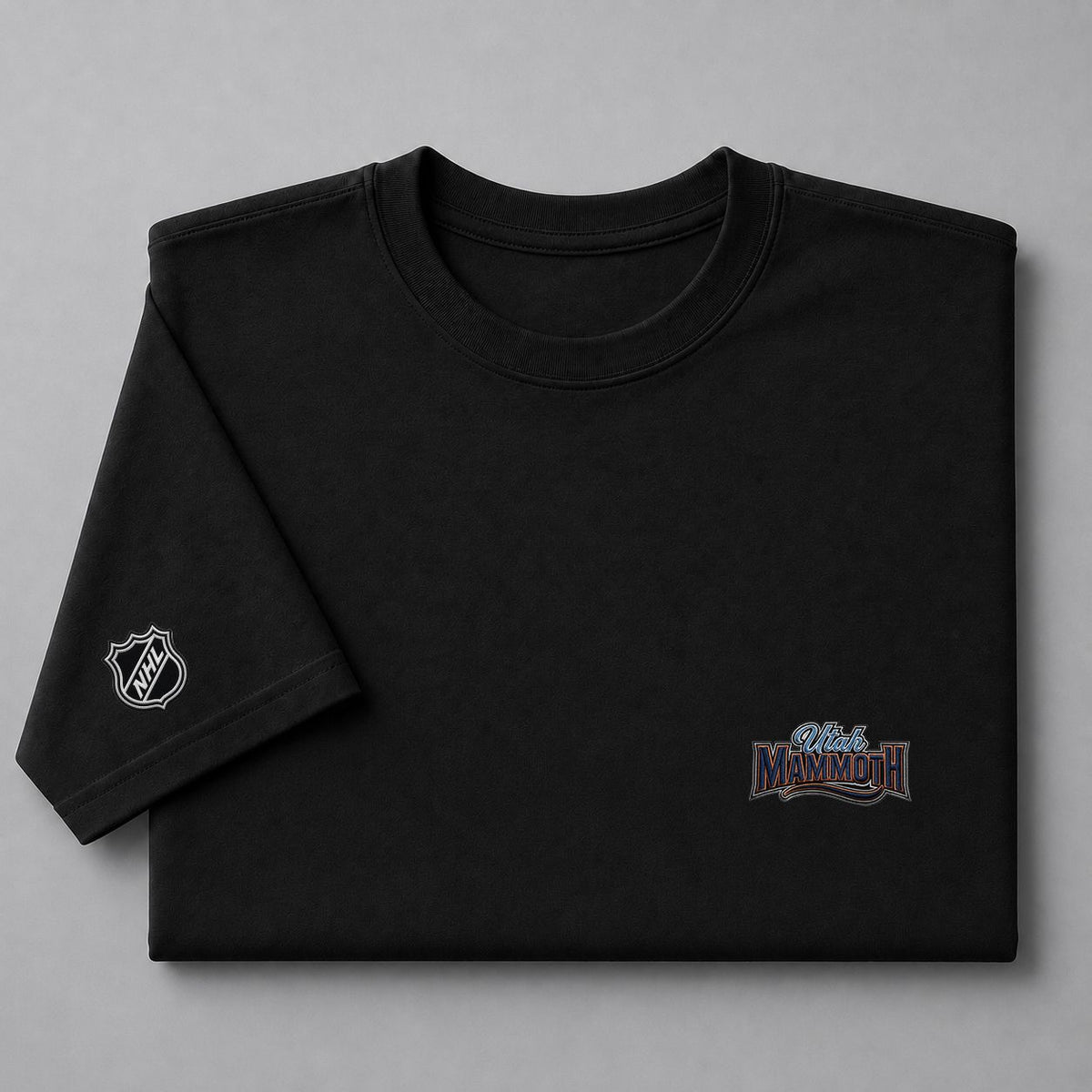 083 Utah Mammoth Puff Embroidered Logo T-Shirt - Unisex Short Sleeve Tee