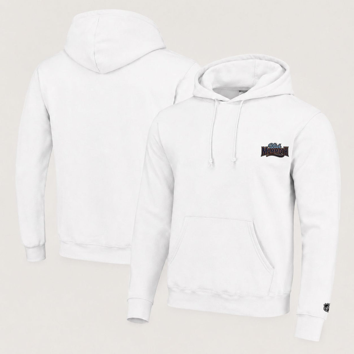 083 Utah Mammoth Pullover Hoodie - Embroidered Logo Fleece Sweatshirt