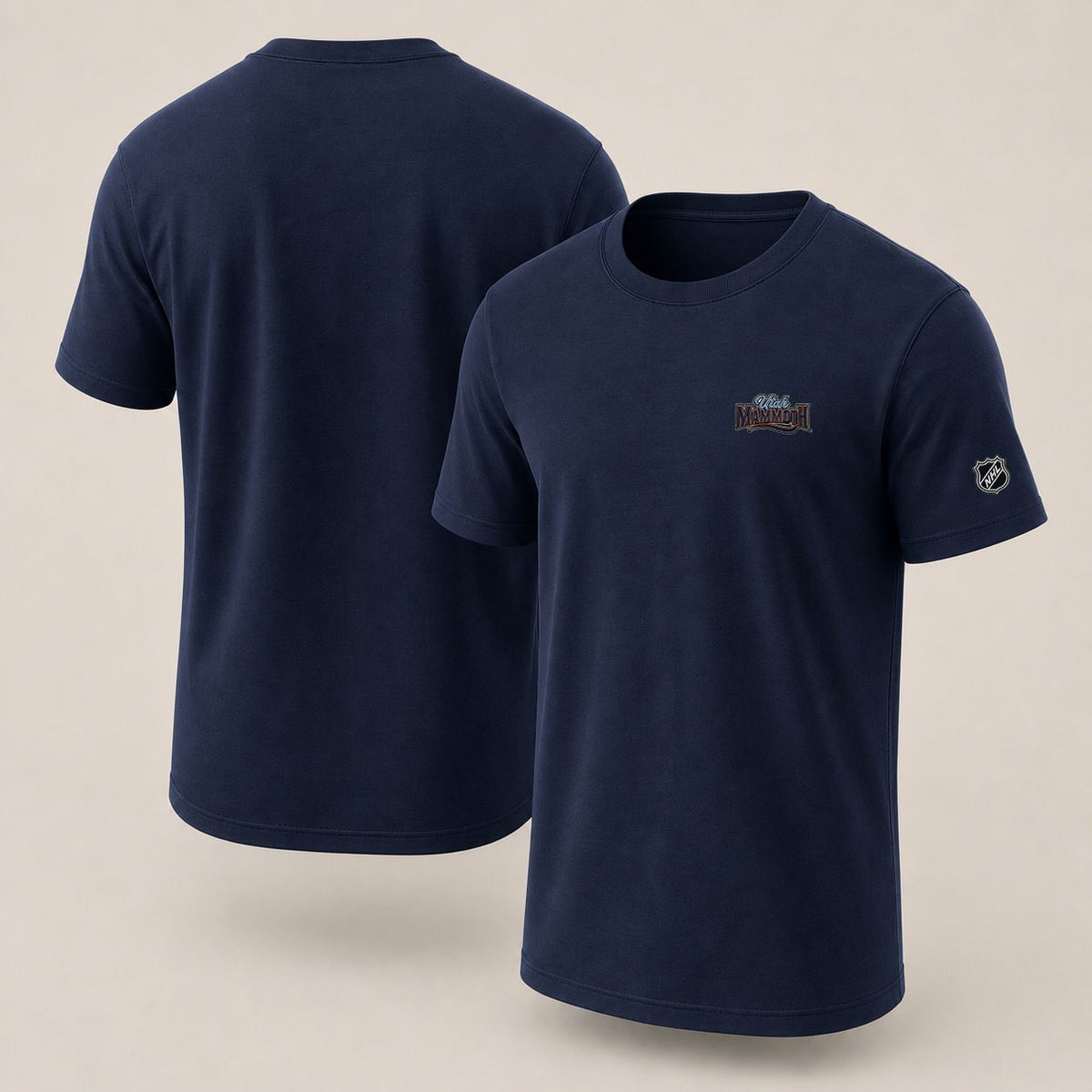 083 Utah Mammoth Puff Embroidered Logo T-Shirt - Unisex Short Sleeve Tee