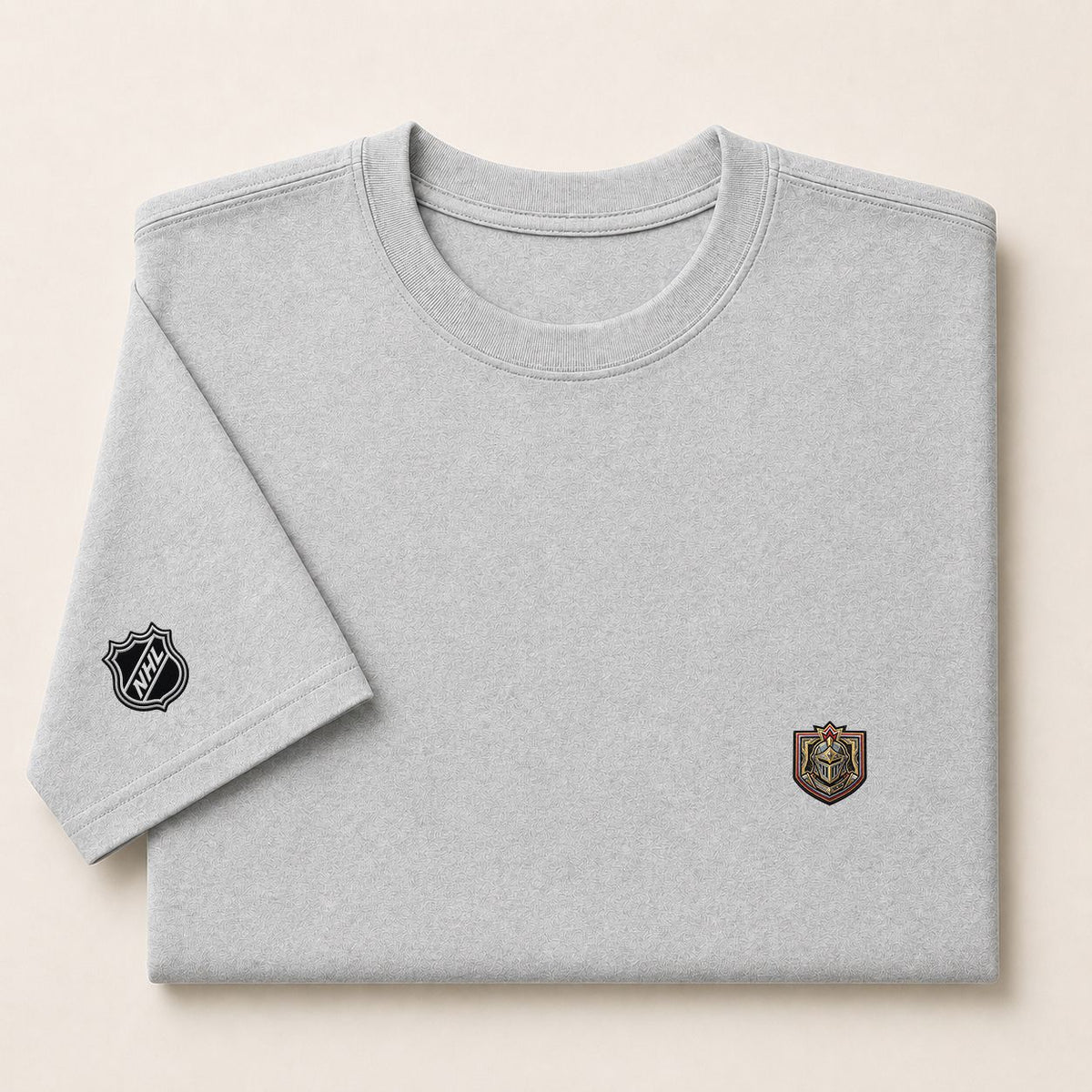 088 Vegas Golden Knights Puff Embroidered Logo T-Shirt - Unisex Short Sleeve Tee