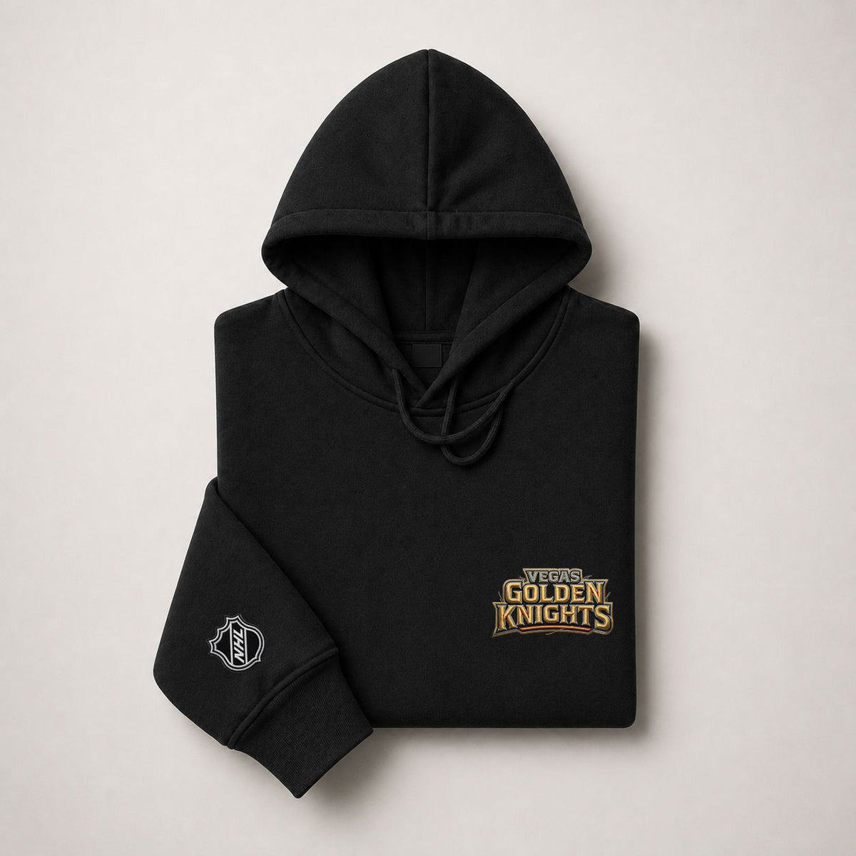 089 Vegas Golden Knights Pullover Hoodie - Embroidered Logo Fleece Sweatshirt