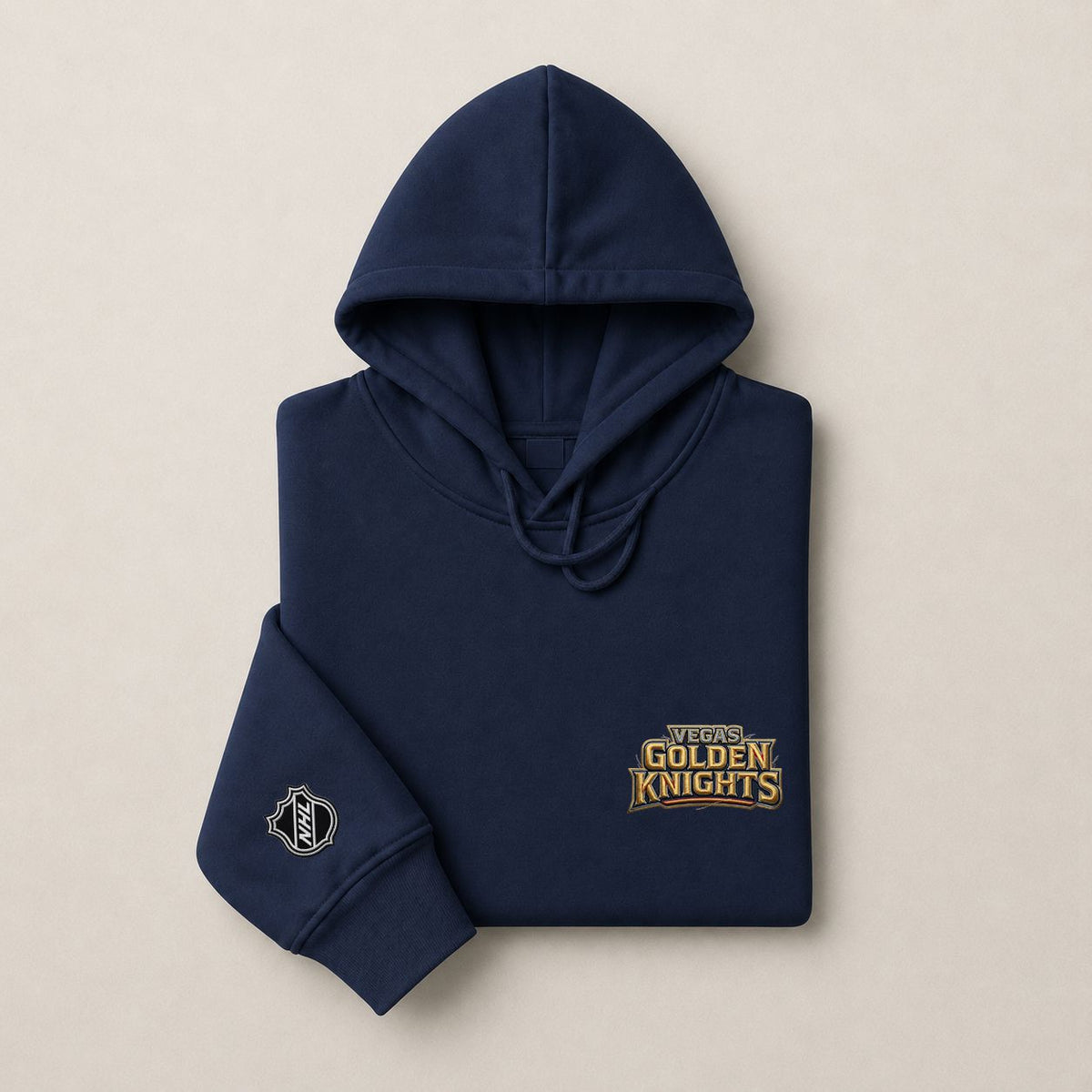 089 Vegas Golden Knights Pullover Hoodie - Embroidered Logo Fleece Sweatshirt