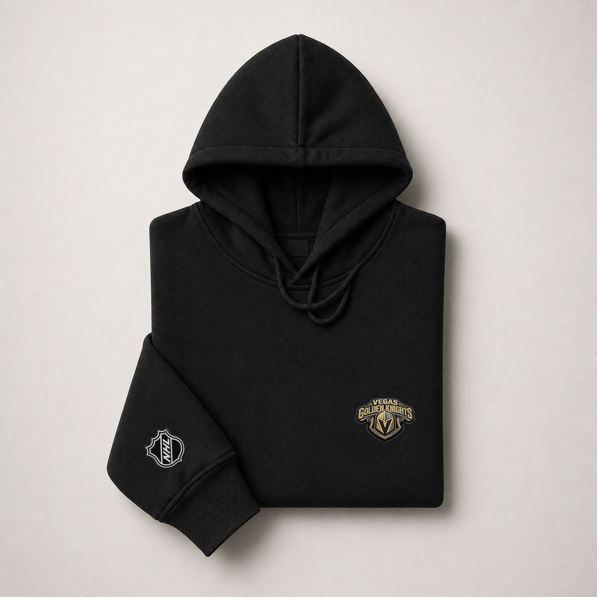 090 Vegas Golden Knights Pullover Hoodie - Embroidered Logo Fleece Sweatshirt