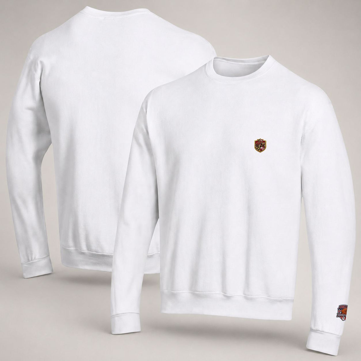 091 Maryland Terrapins Embroidered Logo Crewneck Sweatshirt - Unisex Adult Pullover