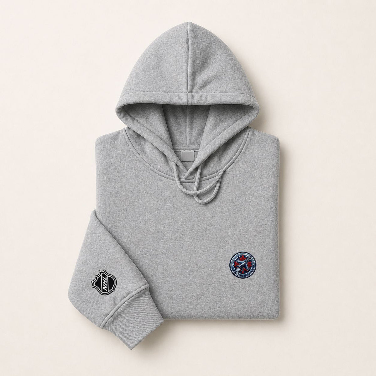 094 Winnipeg Jets Pullover Hoodie - Embroidered Logo Fleece Sweatshirt