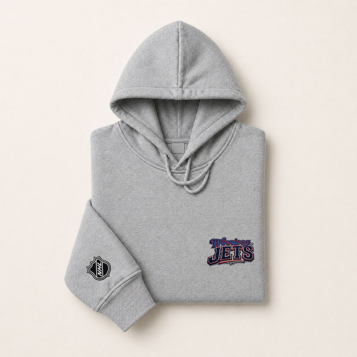 095 Winnipeg Jets Pullover Hoodie - Embroidered Logo Fleece Sweatshirt