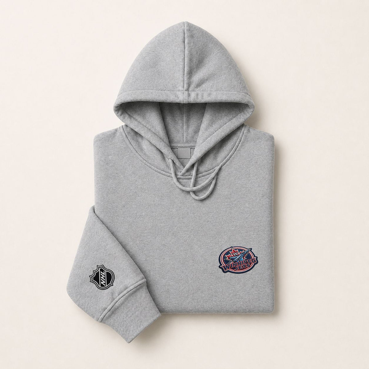 096 Winnipeg Jets Pullover Hoodie - Embroidered Logo Fleece Sweatshirt