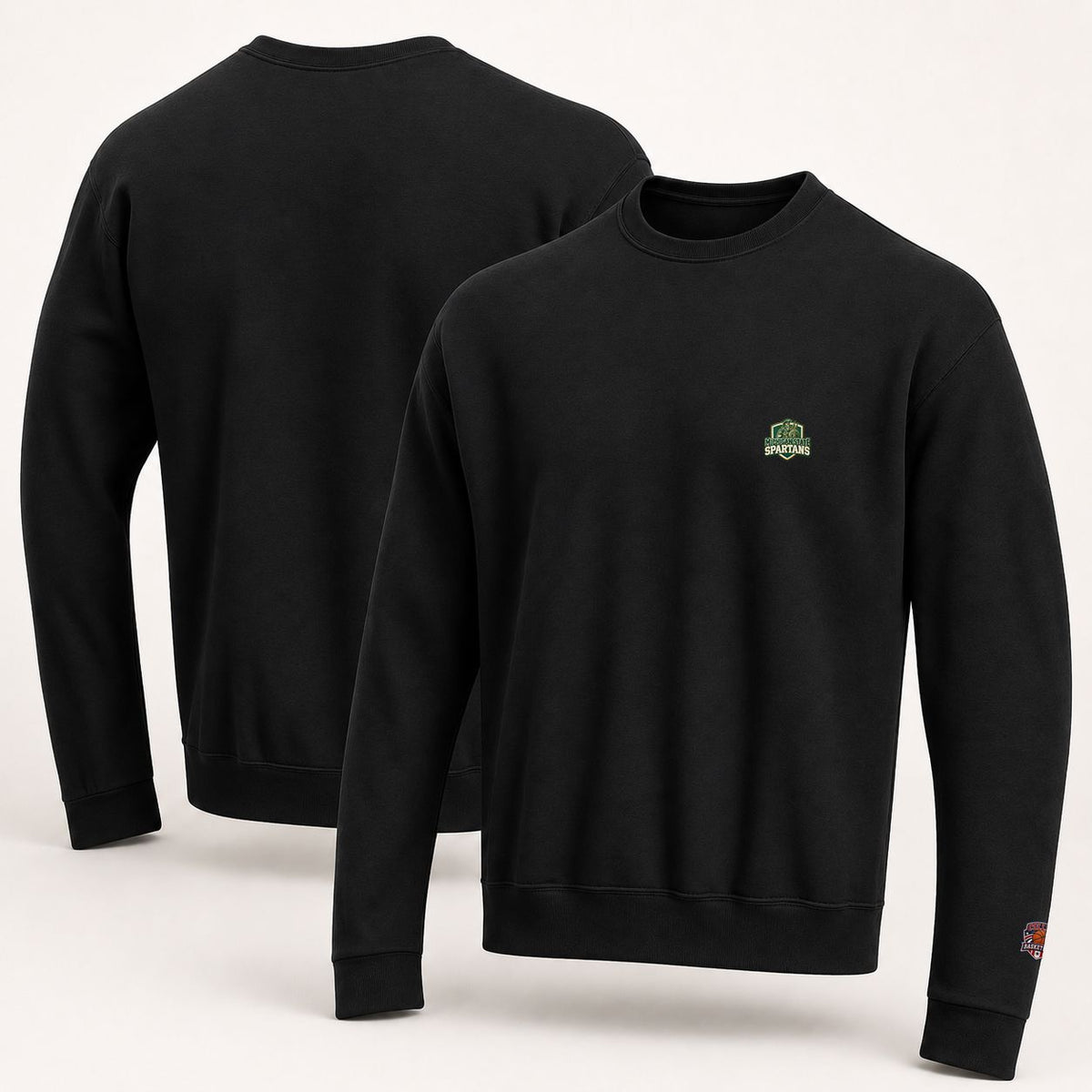 099 Michigan State Spartans Embroidered Logo Crewneck Sweatshirt - Unisex Adult Pullover