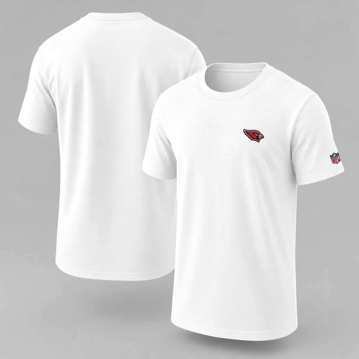 Arizona Cardinals Logo Embroidery Embroidered Logo Puff Embroidered Logo T-Shirt - Unisex Short Sleeve Tee