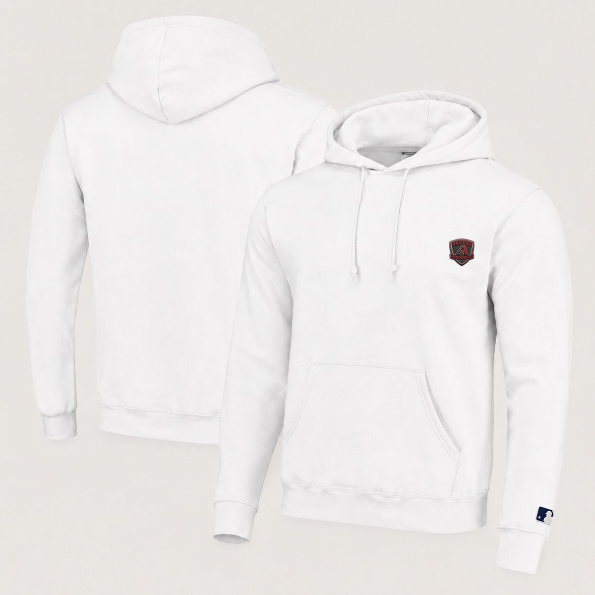 Arizona Diamondbacks  Pullover Hoodie - Embroidered Logo Fleece Sweatshirt