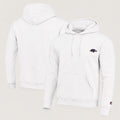 Baltimore Ravens Logo Embroidery Pullover Hoodie - Embroidered Logo Fleece Sweatshirt
