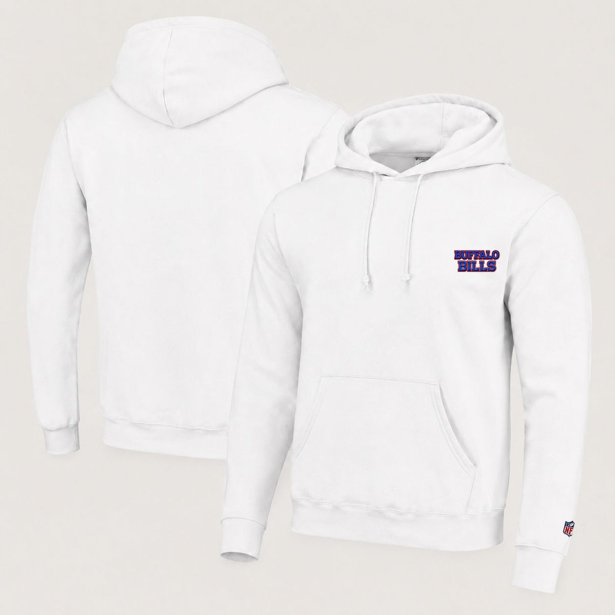 Buffalo Bills Embroidery Pullover Hoodie - Embroidered Logo Fleece Sweatshirt