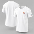 Cleveland Browns Helmet Logo Embroidered Logo Puff Embroidered Logo T-Shirt - Unisex Short Sleeve Tee