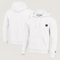 Embroidered Pullover Hoodie - Embroidered Logo Fleece Sweatshirt