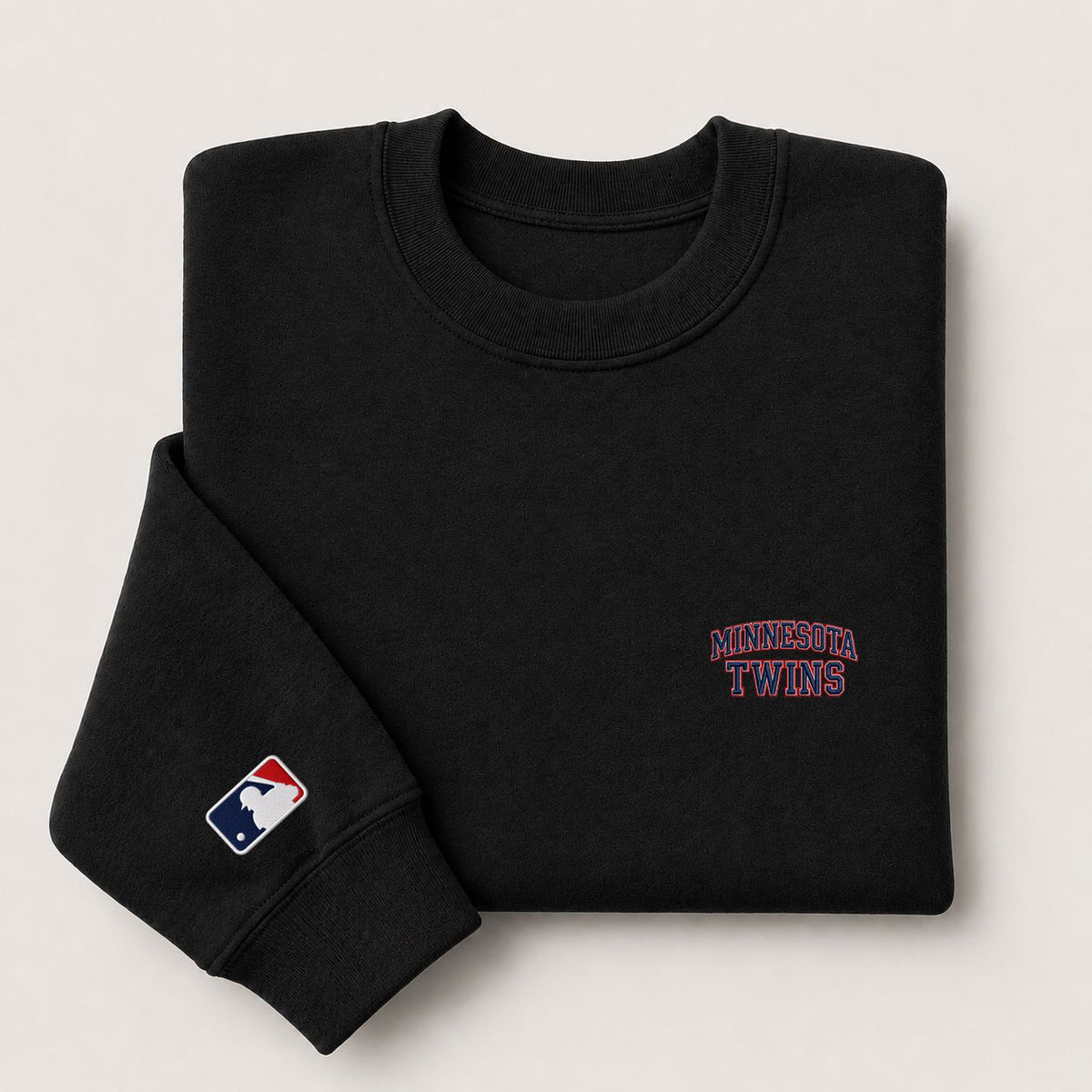 Minnesota Twins Embroidery Embroidered Logo Crewneck Sweatshirt - Unisex Adult Pullover