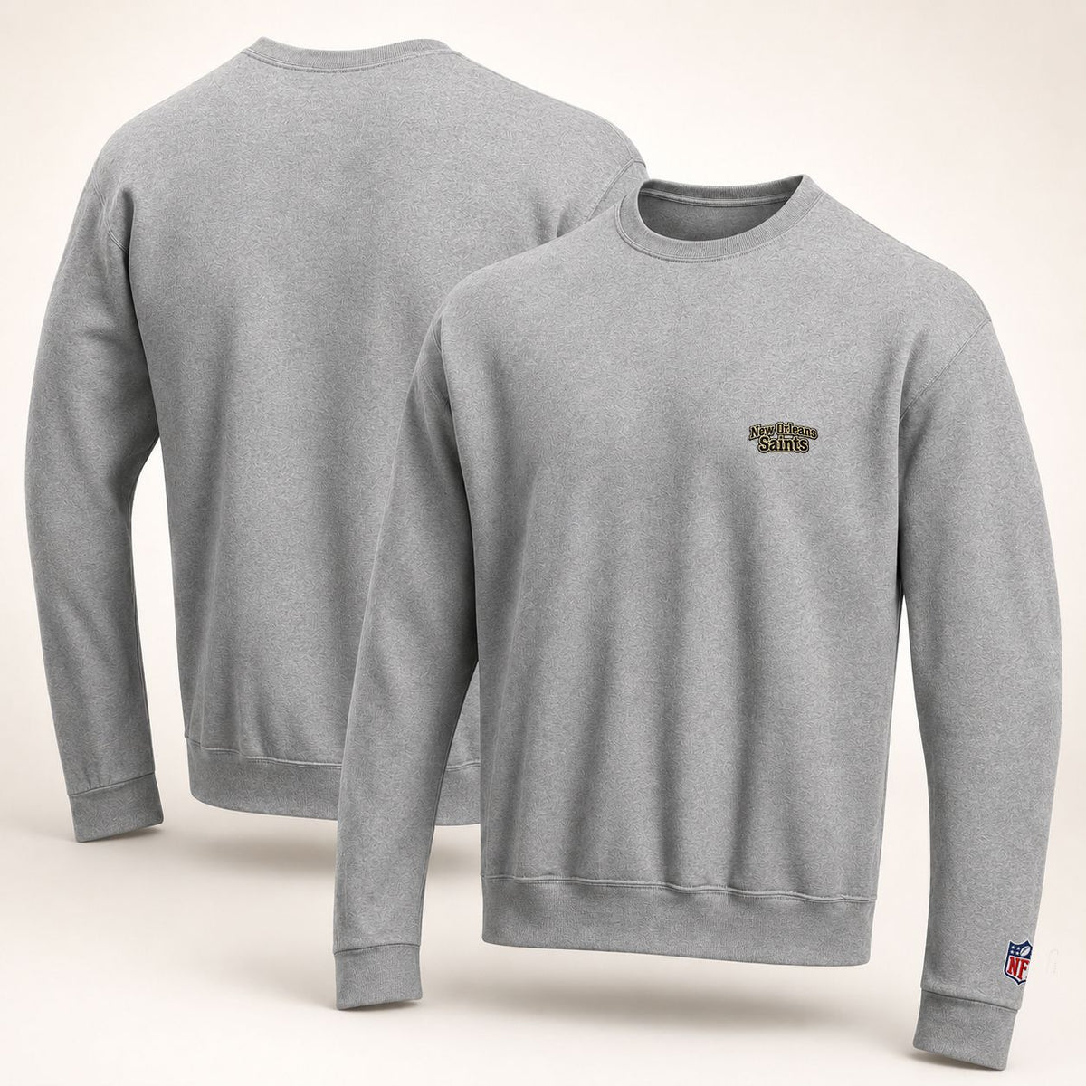 New Orleans Saints Embroidery Embroidered Logo Crewneck Sweatshirt - Unisex Adult Pullover