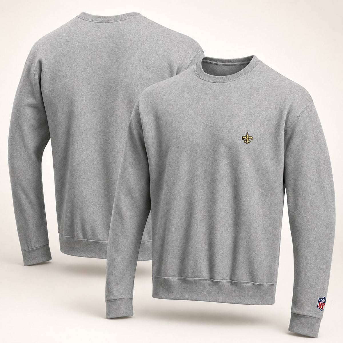 New Orleans Saints Logo Embroidered Logo Crewneck Sweatshirt - Unisex Adult Pullover
