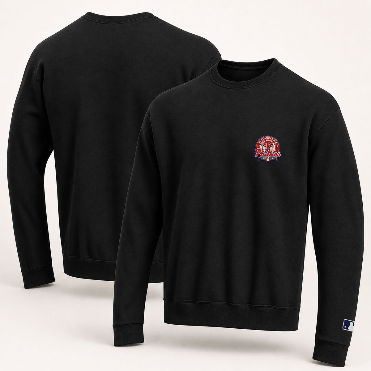 Philadelphia Phillies.Jpg Embroidered Logo Crewneck Sweatshirt - Unisex Adult Pullover