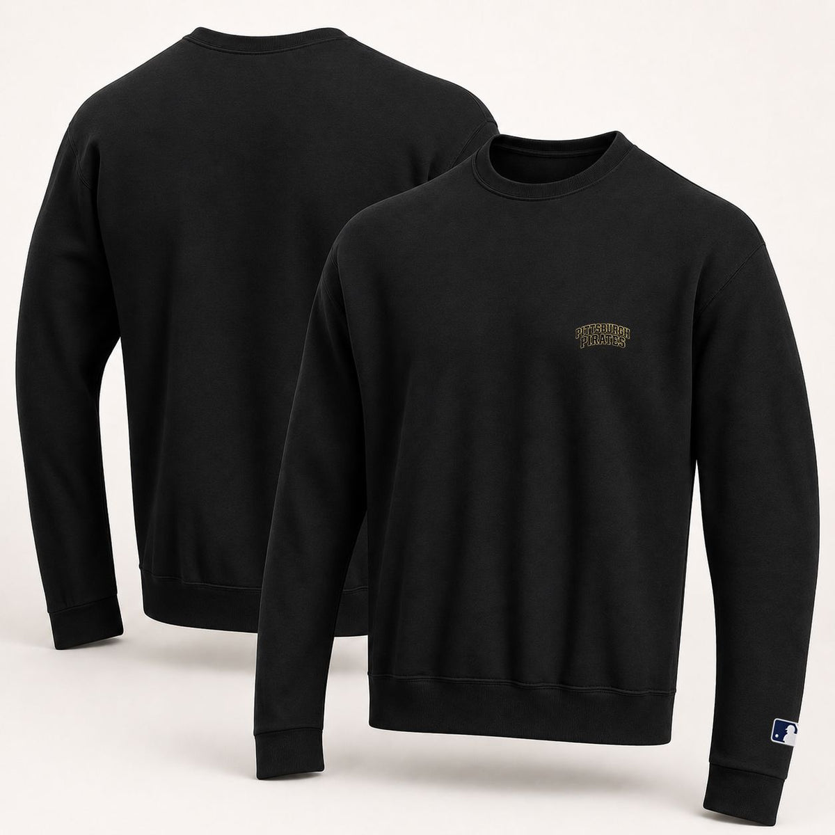 Pittsburgh Pirates Embroidery Embroidered Logo Crewneck Sweatshirt - Unisex Adult Pullover