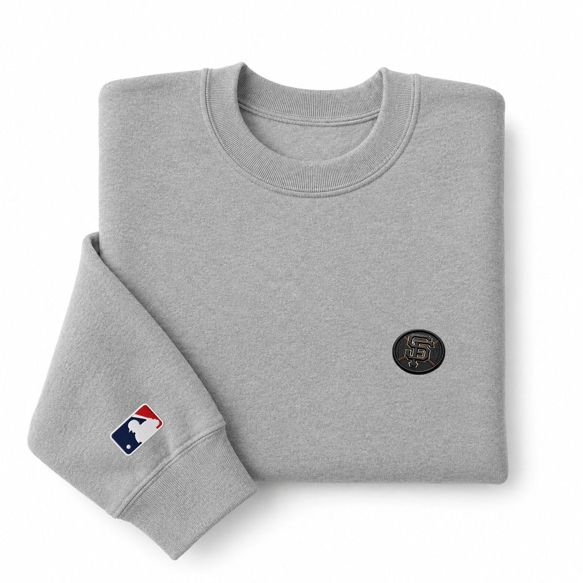San Francisco Giants Logo Embroidered Logo Crewneck Sweatshirt - Unisex Adult Pullover