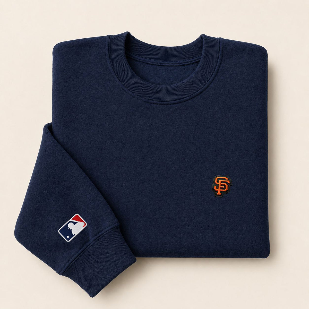 San Francisco Giants Logo Embroidered Logo Crewneck Sweatshirt - Unisex Adult Pullover