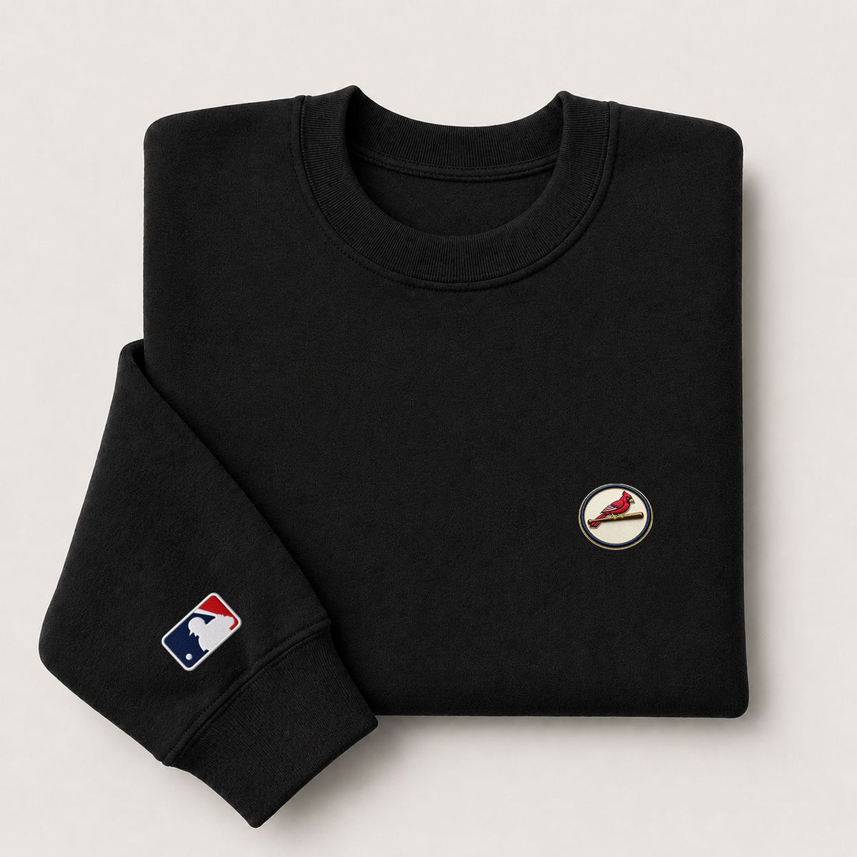 St. Louis Cardinals Logo Embroidered Logo Crewneck Sweatshirt - Unisex Adult Pullover