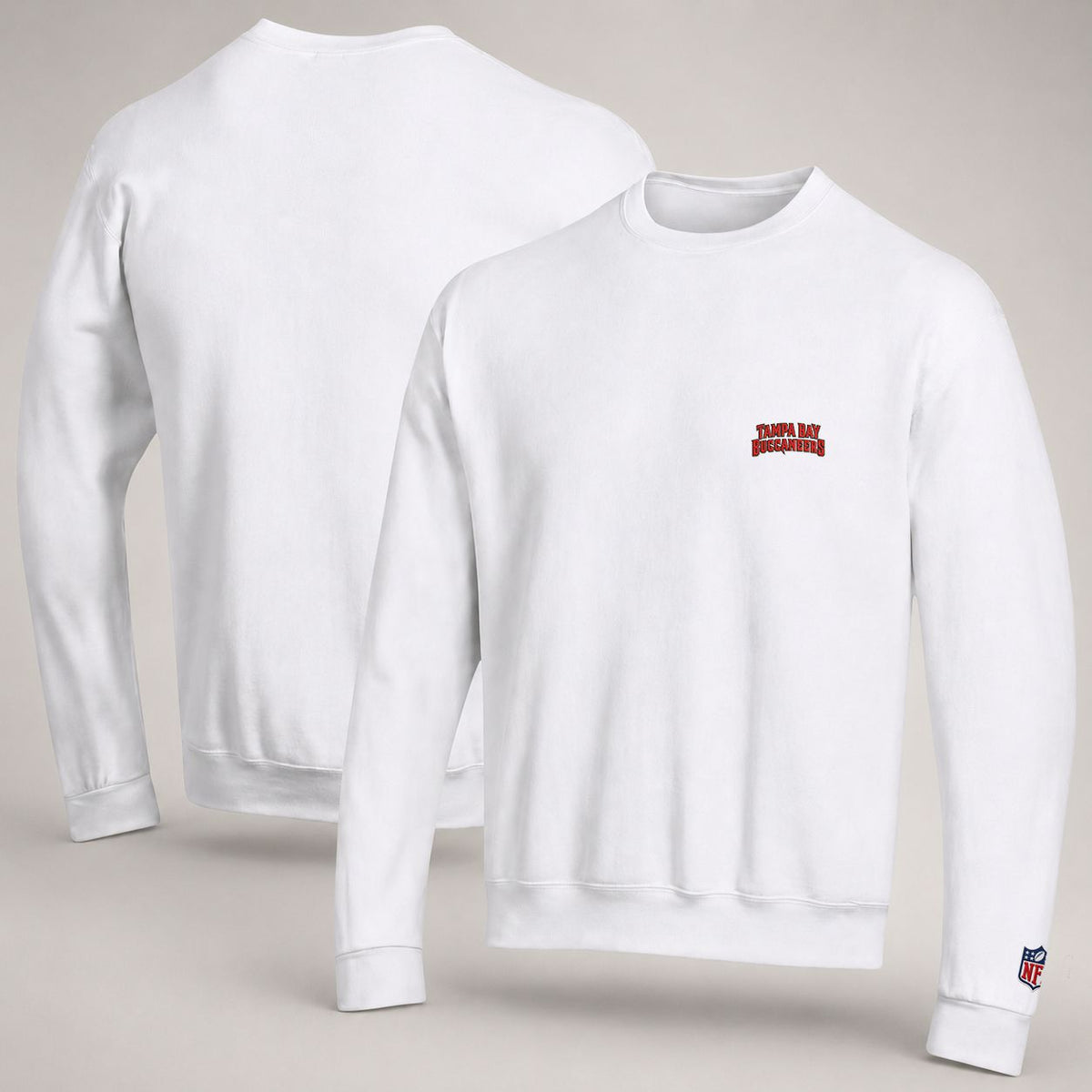 Tampa Bay Buccaneers Embroi Embroidered Logo Crewneck Sweatshirt - Unisex Adult Pullover