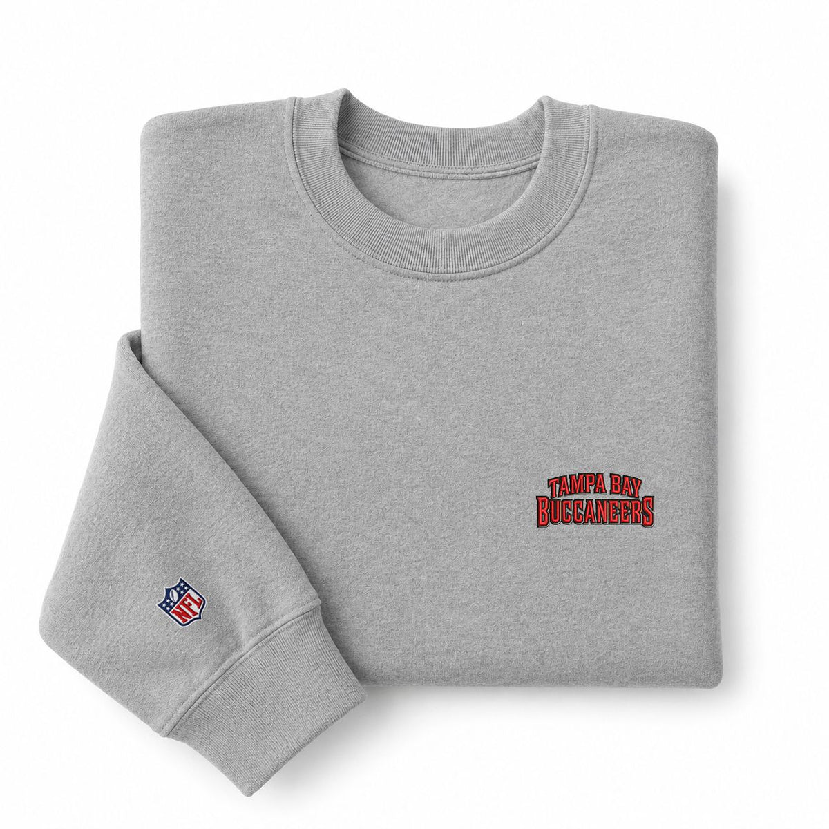 Tampa Bay Buccaneers Embroi Embroidered Logo Crewneck Sweatshirt - Unisex Adult Pullover