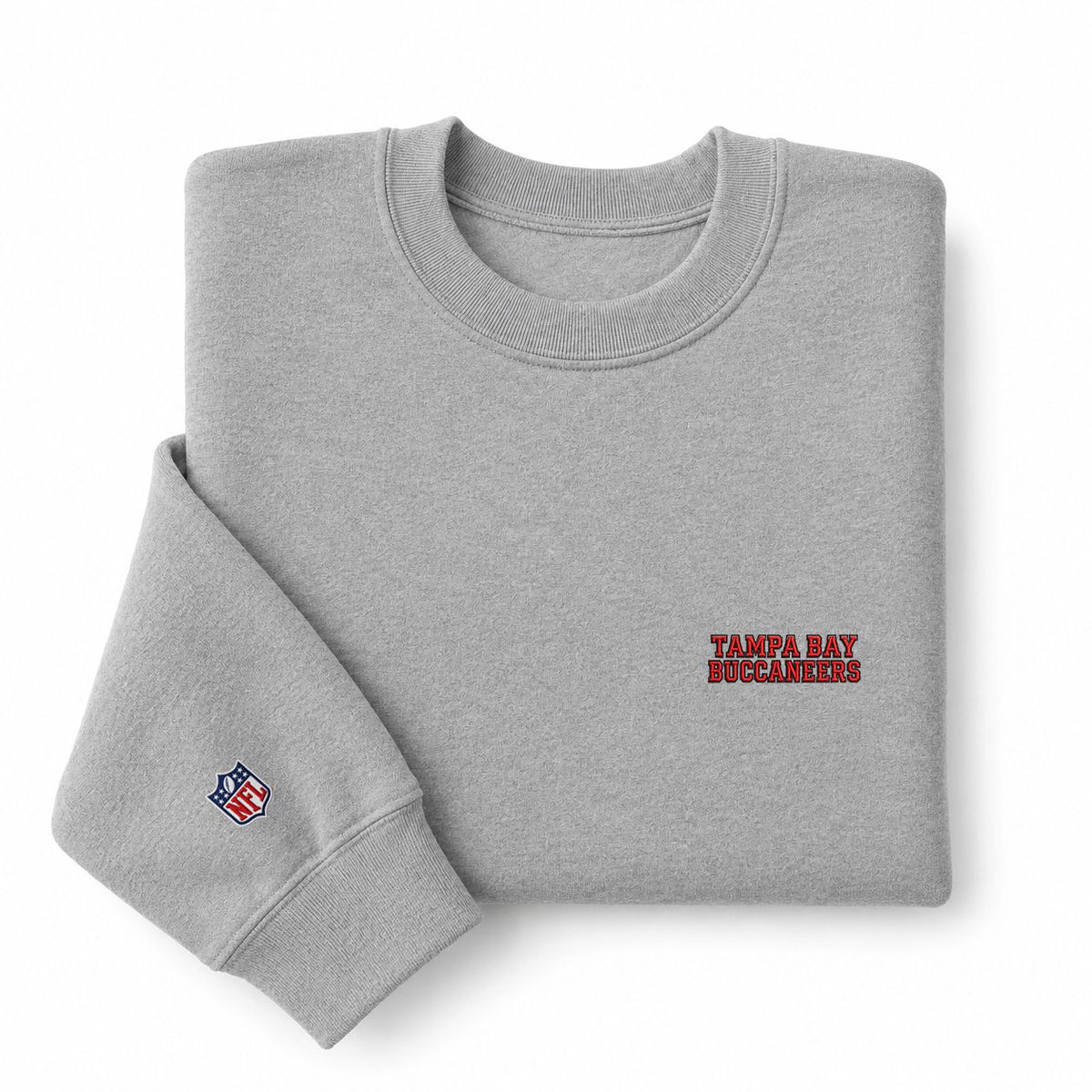 Tampa Bay Buccaneers Embroi Embroidered Logo Crewneck Sweatshirt - Unisex Adult Pullover