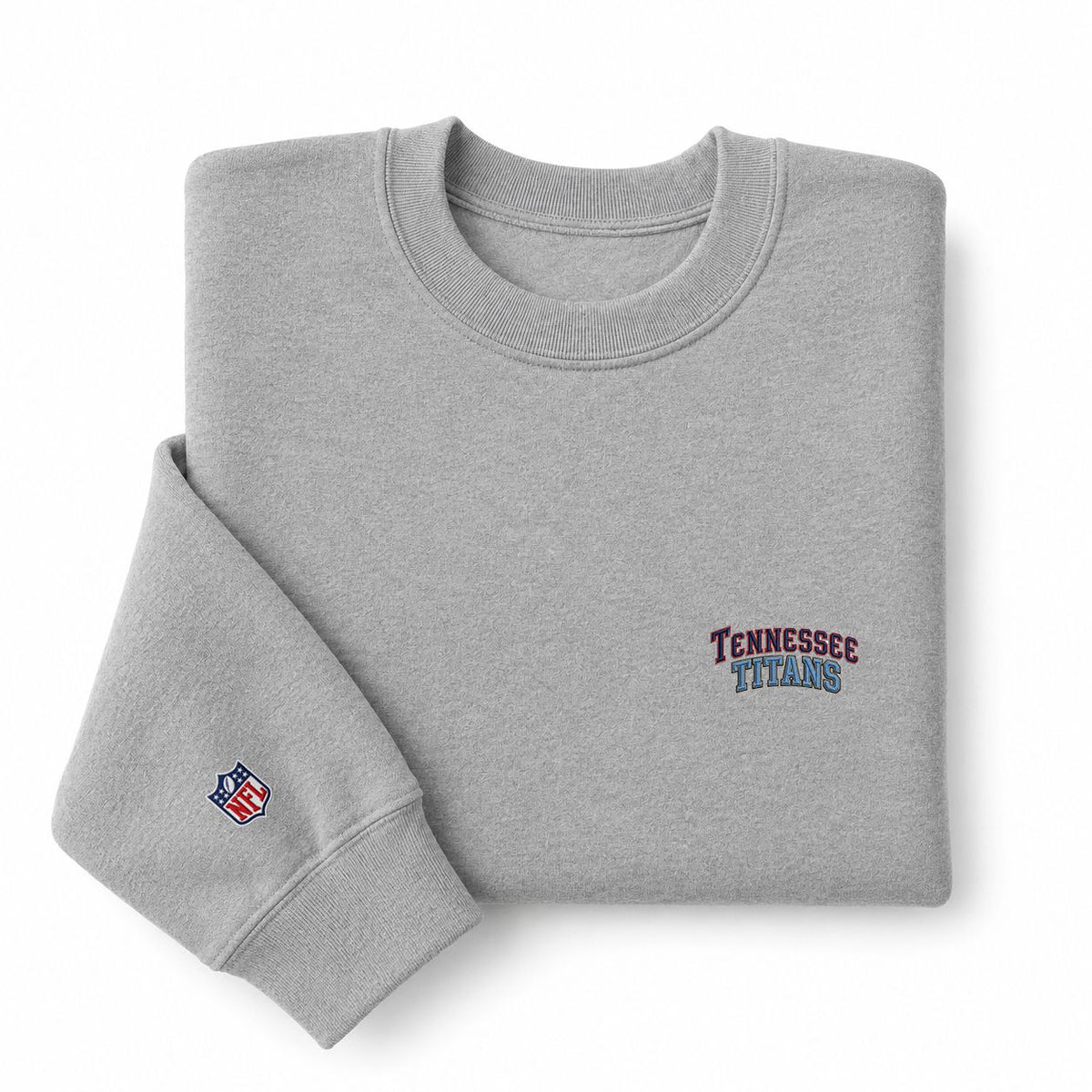 Tennessee Titans Embroidery Design Embroidered Logo Crewneck Sweatshirt - Unisex Adult Pullover