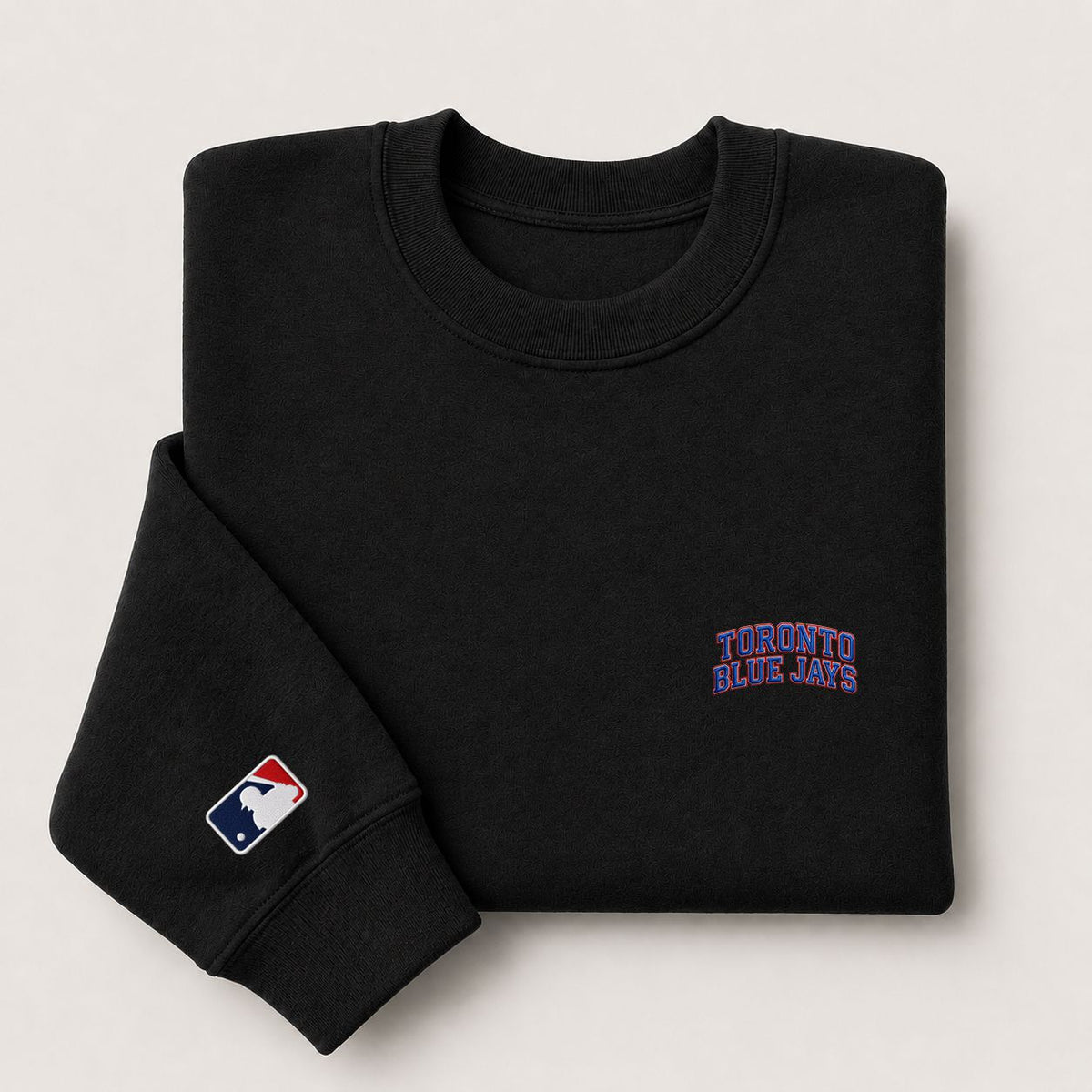 Toronto Blue Jays Embroidery Embroidered Logo Crewneck Sweatshirt - Unisex Adult Pullover