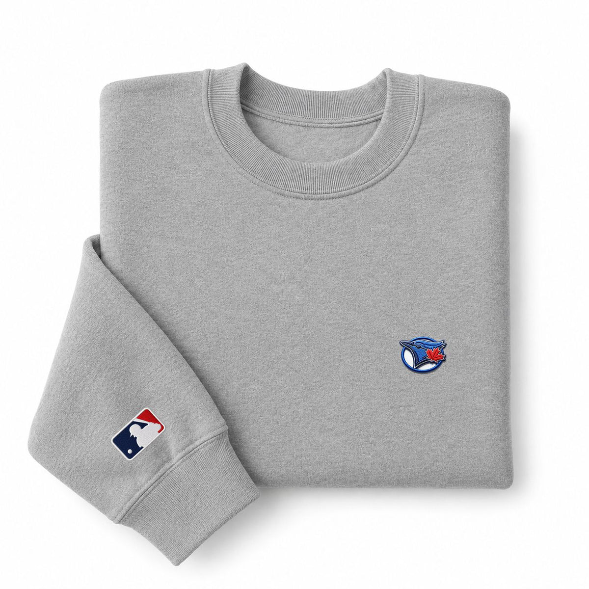Toronto Blue Jays Logo Embroidered Logo Crewneck Sweatshirt - Unisex Adult Pullover