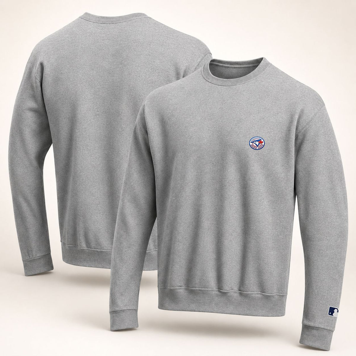 Toronto Blue Jays Embroidered Logo Crewneck Sweatshirt - Unisex Adult Pullover