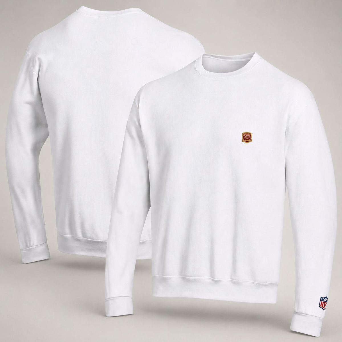 Washington Commanders Embroidere Embroidered Logo Crewneck Sweatshirt - Unisex Adult Pullover